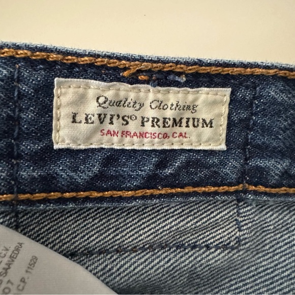Levi’s Premium 501® ORIGINAL FIT High Rise Straight Leg 💯% cotton Denim W24XL32 - Picture 11 of 16